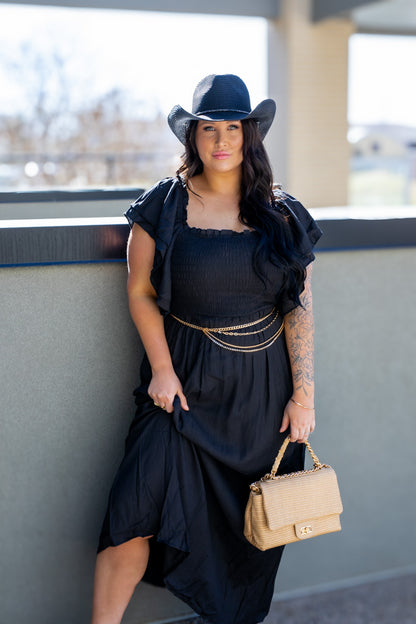 NEW RILEY MAXI DRESS (BLACK)