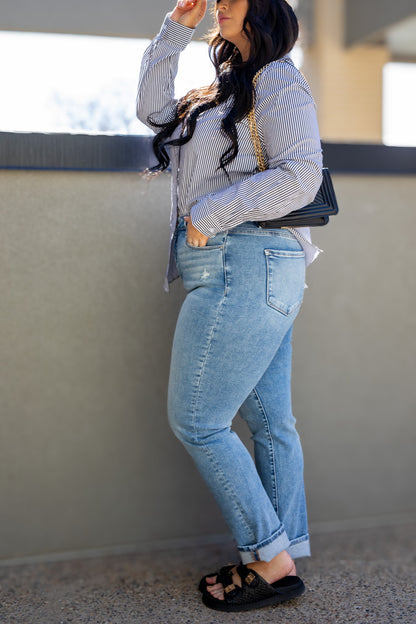 NEW PRIA PINCH SKINNY JEAN (LIGHT WASH)