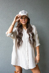 NATALIA MINI SHIRT DRESS