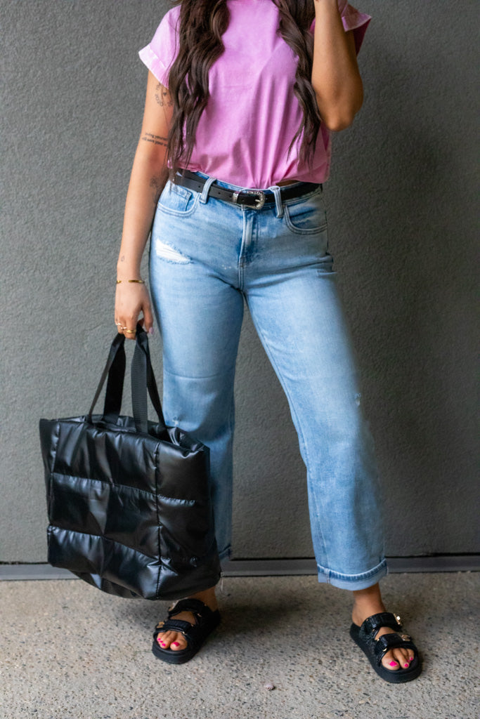 NEW FRANKIE STRAIGHT LEG JEANS