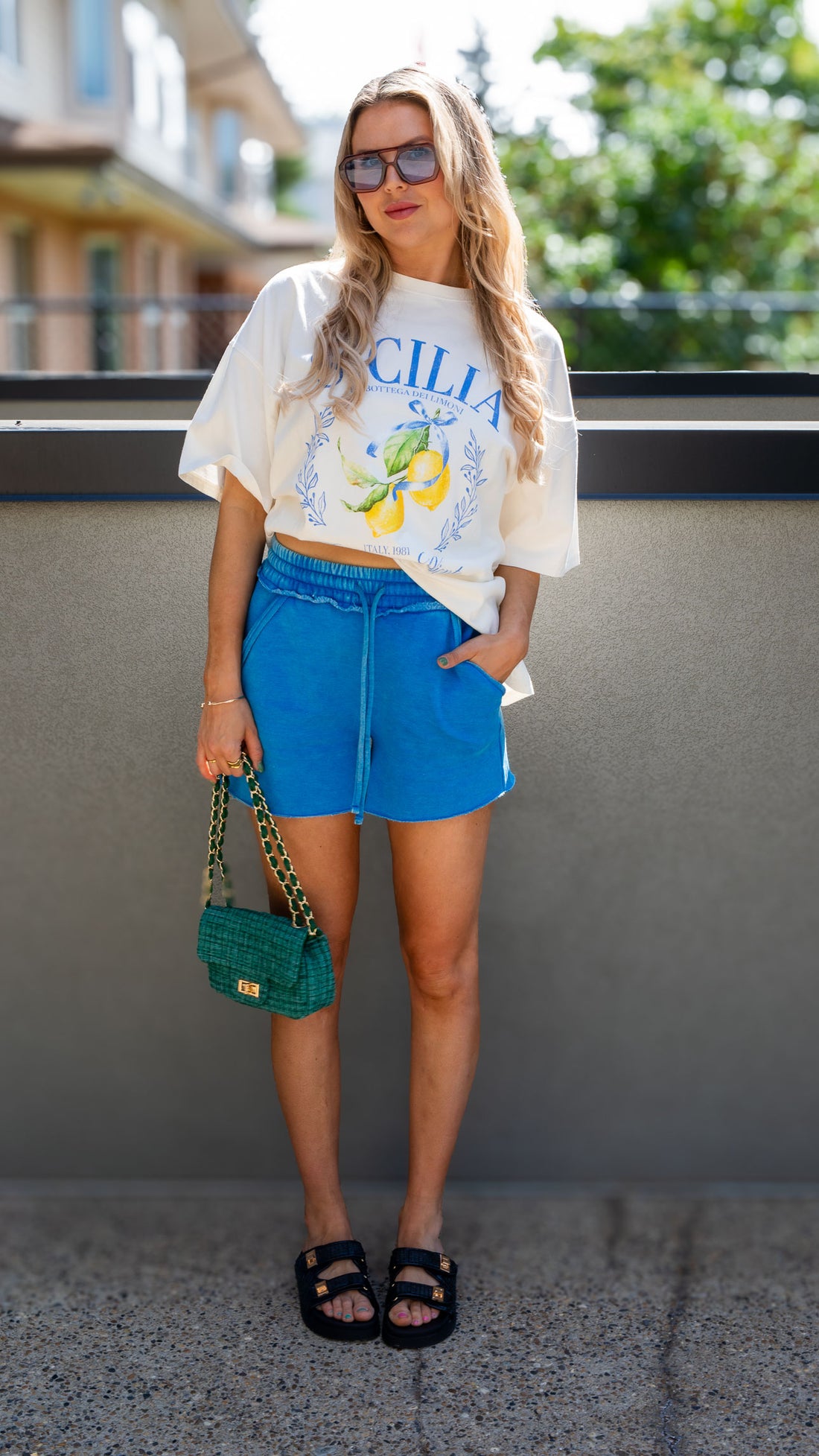 NEW GENINE JOGGER SHORT (BLUE)