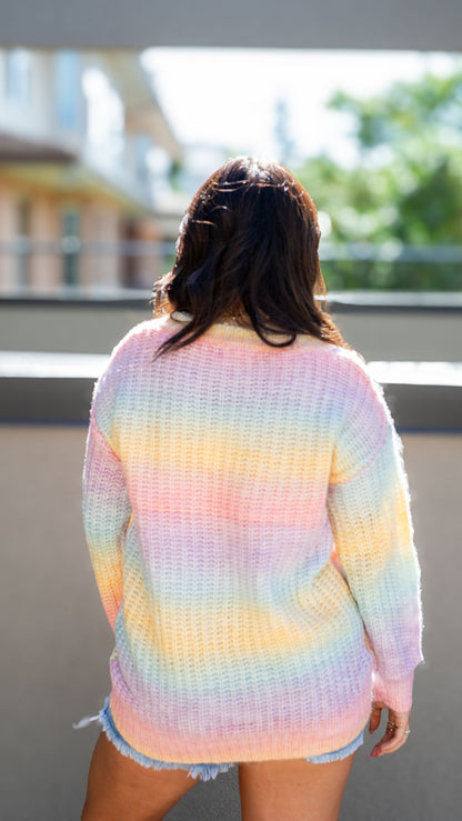 DISY RAINBOW KNIT SWEATER