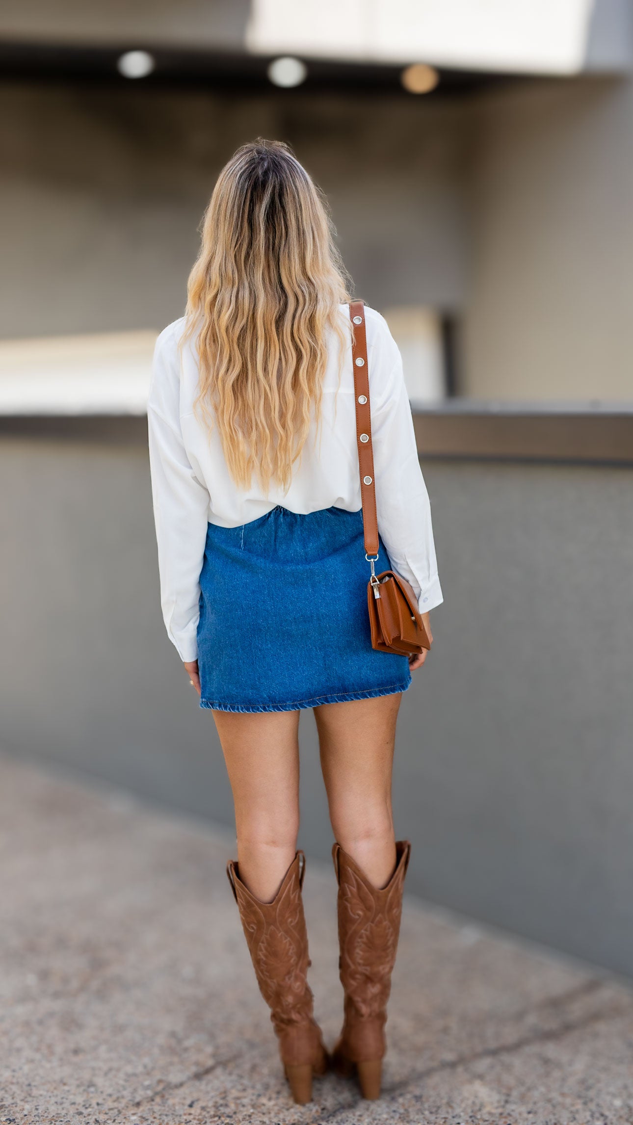 THEA WRAP SKORT DENIM | ONLY