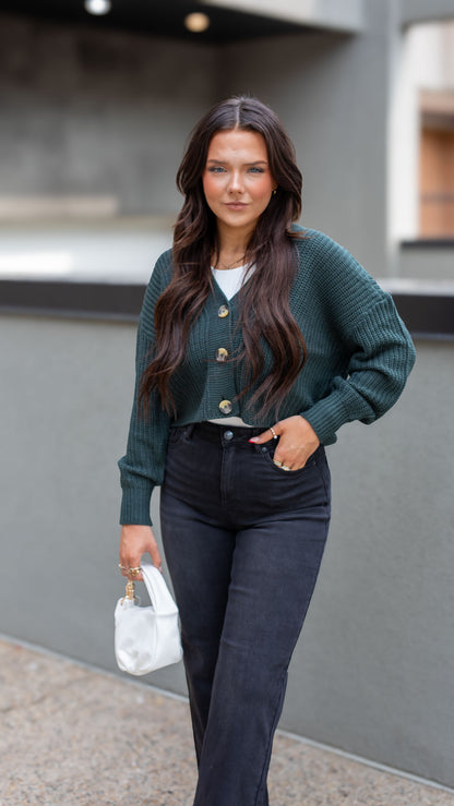 CAROL CARDIGAN (GREEN) | ONLY