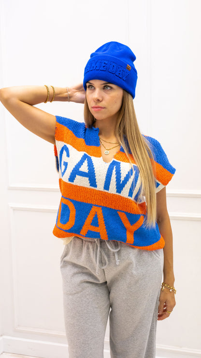 OILERS KNIT GAME DAY