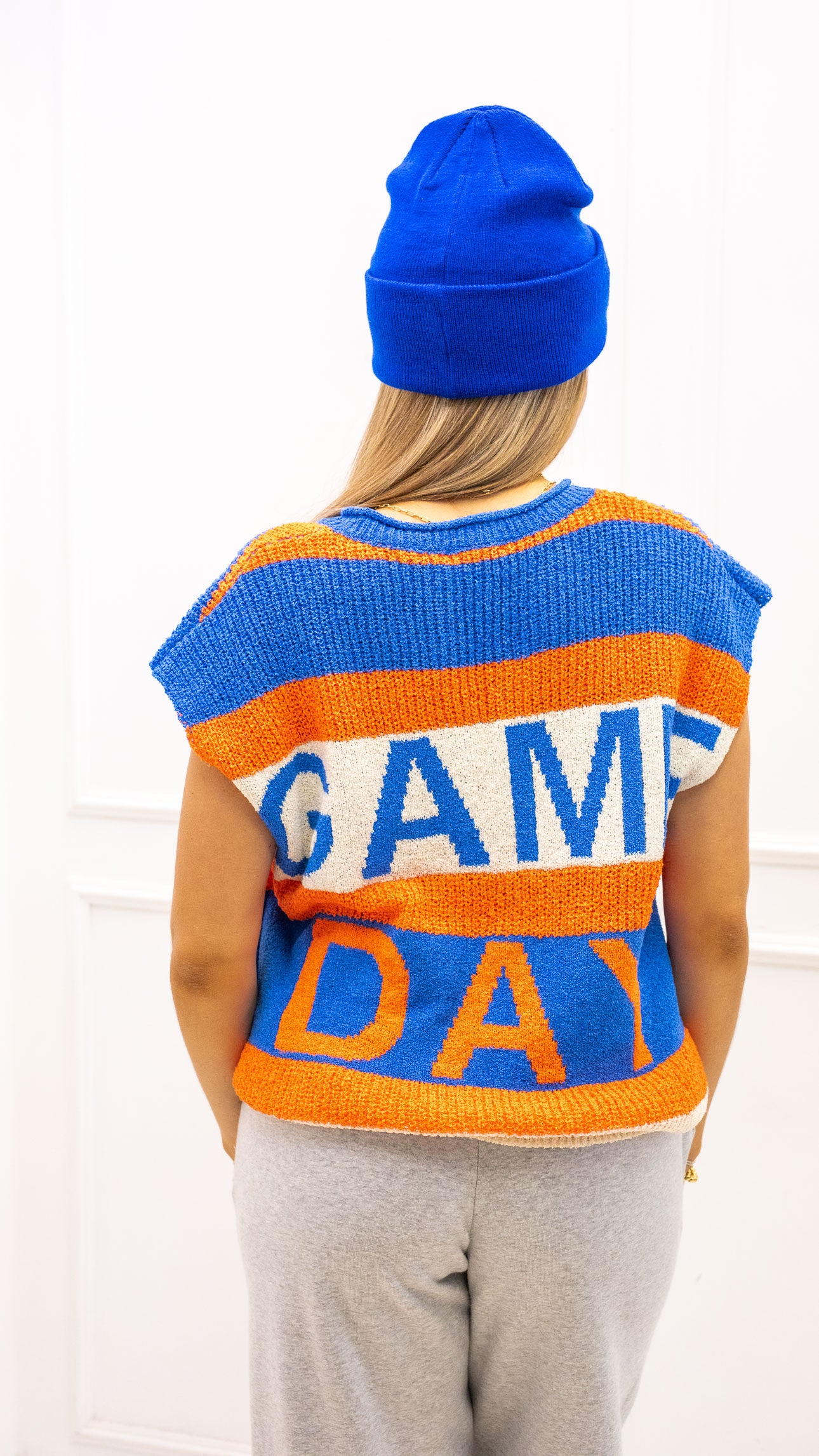 OILERS KNIT GAME DAY
