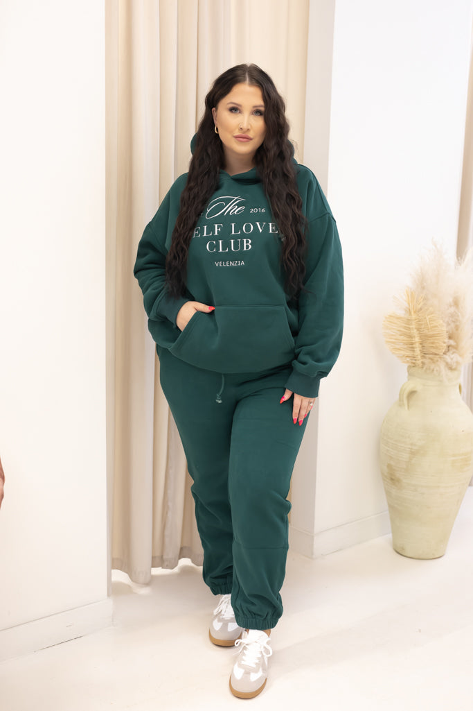 VELENZIA HOODIE &amp; JOGGER SWEAT SET (HUNTER) | + CURVY