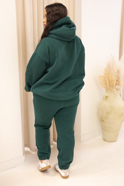 VELENZIA HOODIE &amp; JOGGER SWEAT SET (HUNTER) | + CURVY