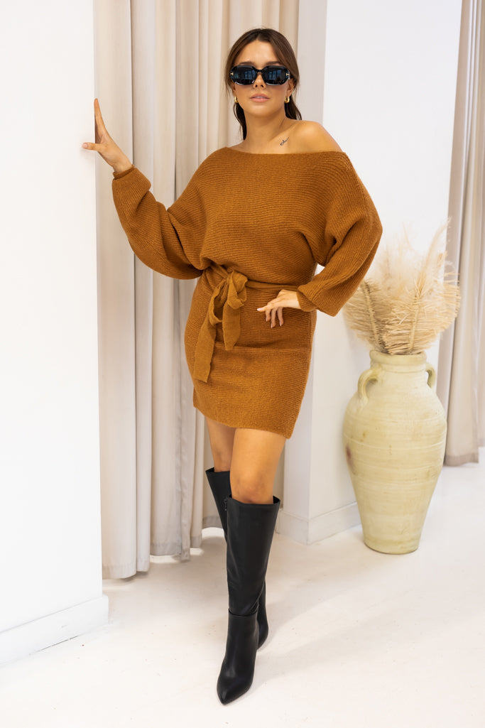 NEW PATRICIA KNIT SWEATER DRESS
