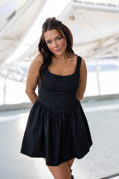 NEW MILEY MINI DRESS (BLACK)