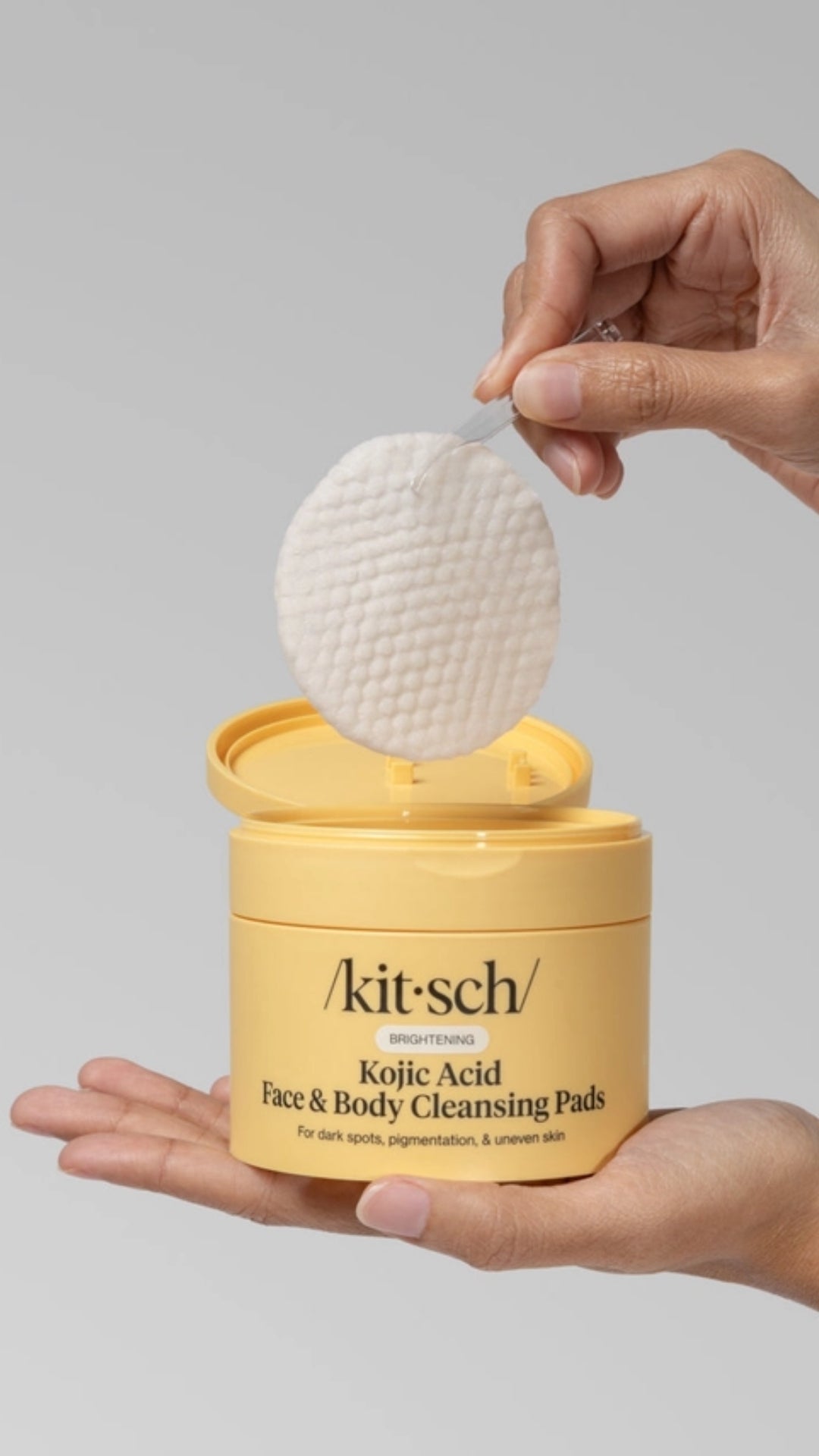 KOJIC ACID FACE &amp; BODY CLEANSING PADS | KITSCH