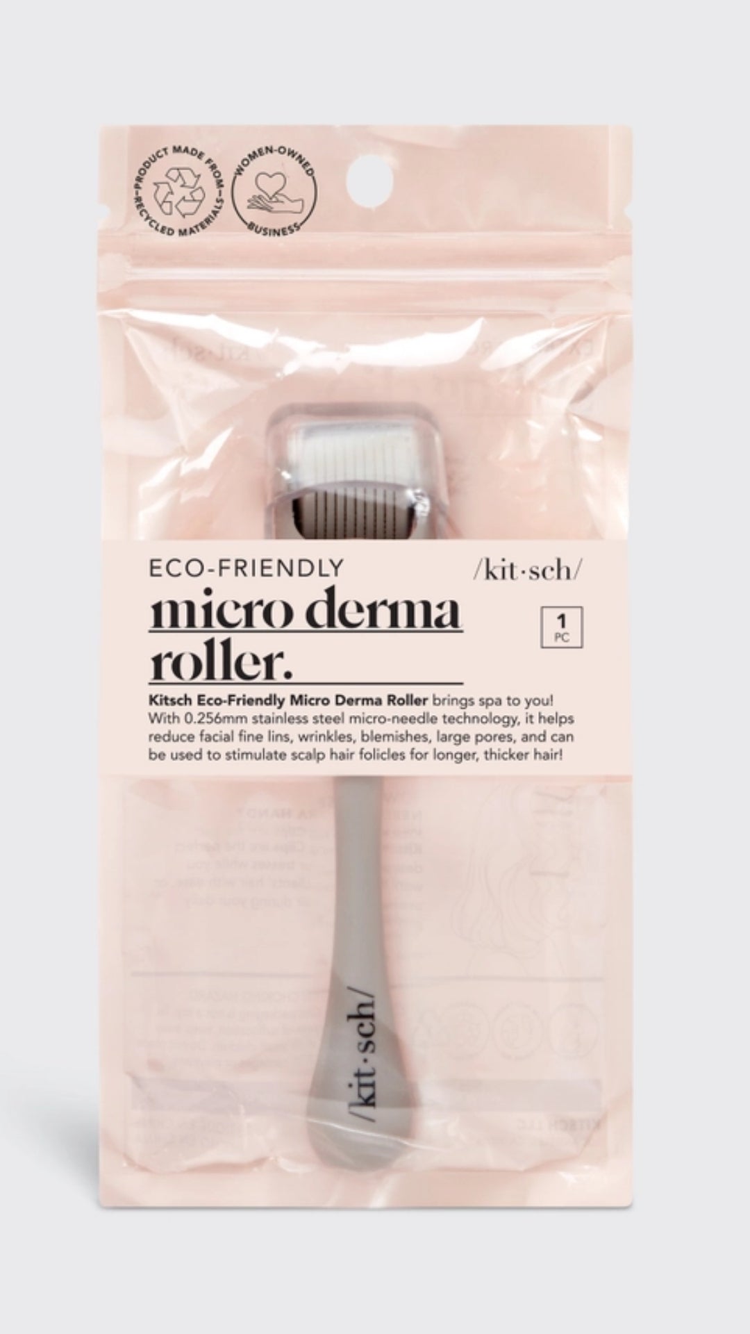 MICRO DERMA FACIAL ROLLER - WARM GRAY | KITSCH