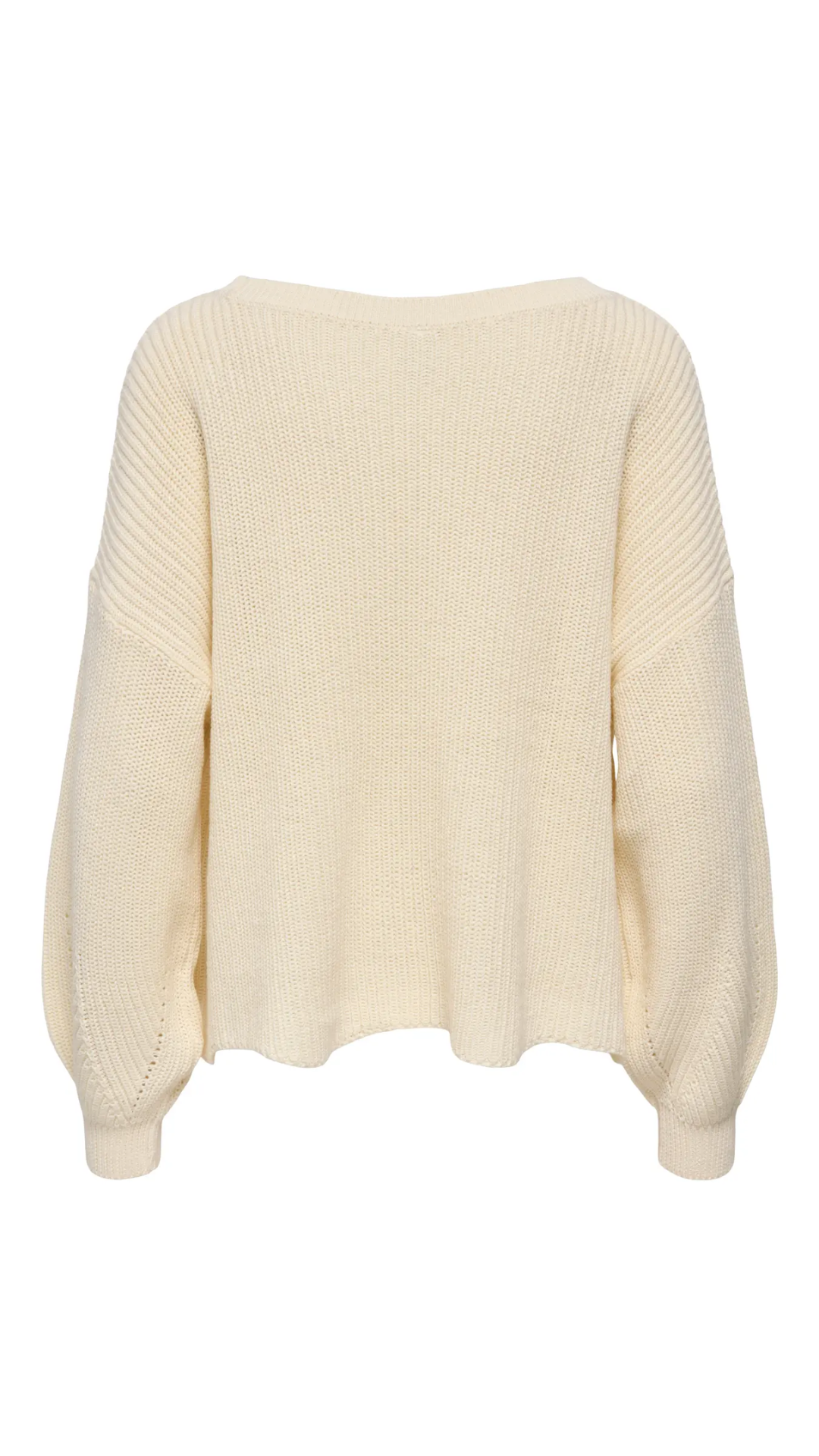 HILDE LS EMB PULLOVER EX KNT