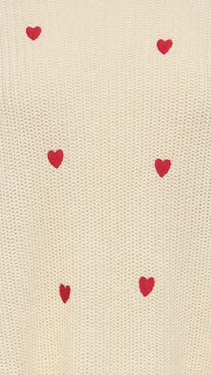 HILDE LS EMB PULLOVER EX KNT