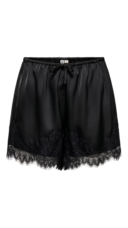 ONLMENUS LACE SATIN SHORTS WVN