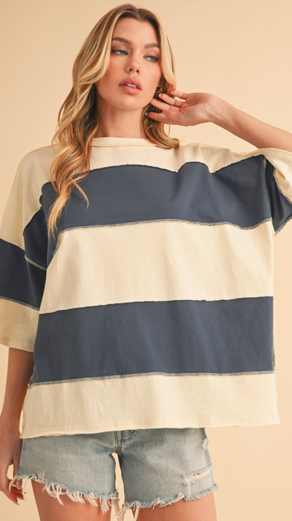 POLLY COLOR BLOCK TOP