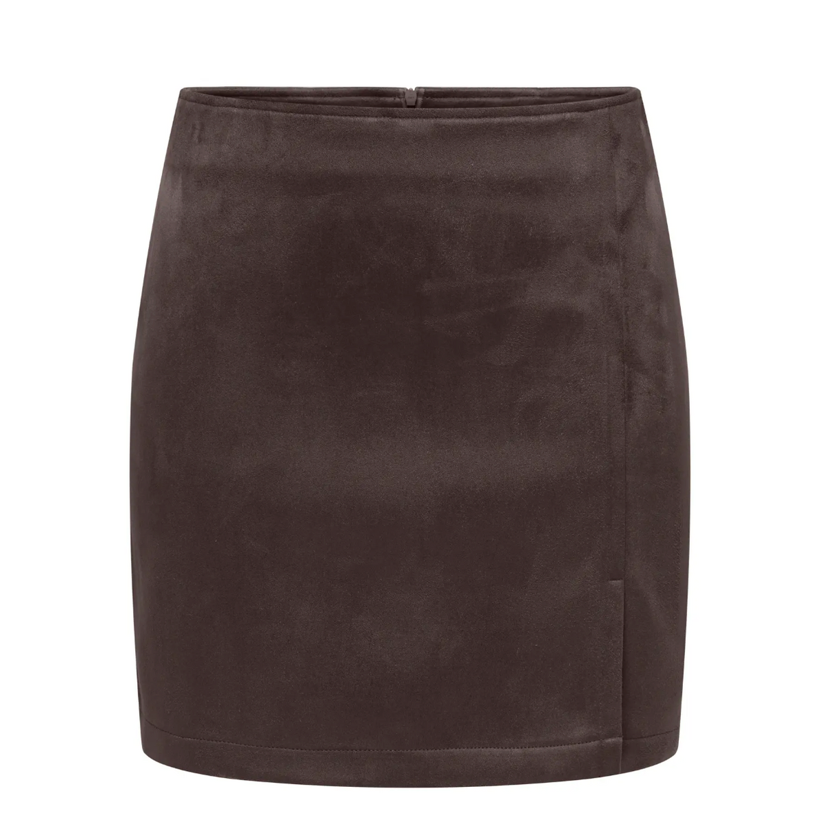 CAROLINA FAUX SUEDE SKIRT (ONLY) | BROWN