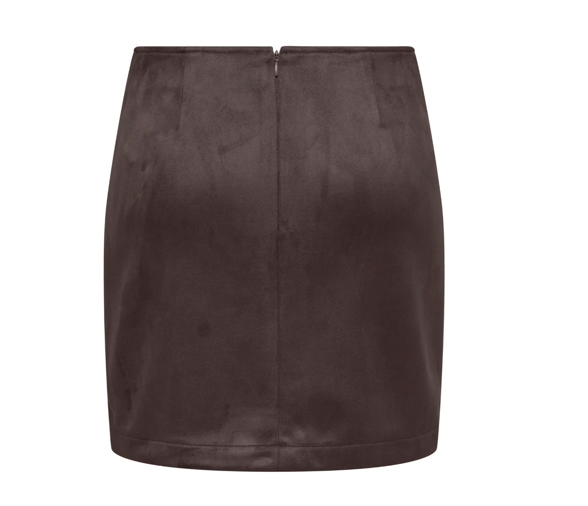 CAROLINA FAUX SUEDE SKIRT (ONLY) | BROWN
