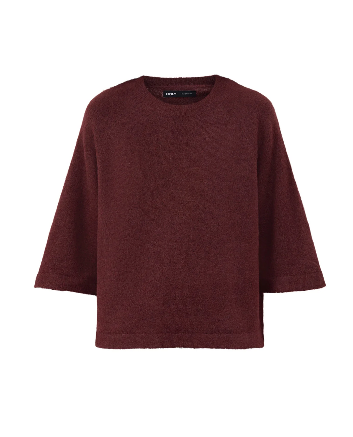 SIMONI 3/4 PULLOVER KNIT | DEEP WINE (ONLY)