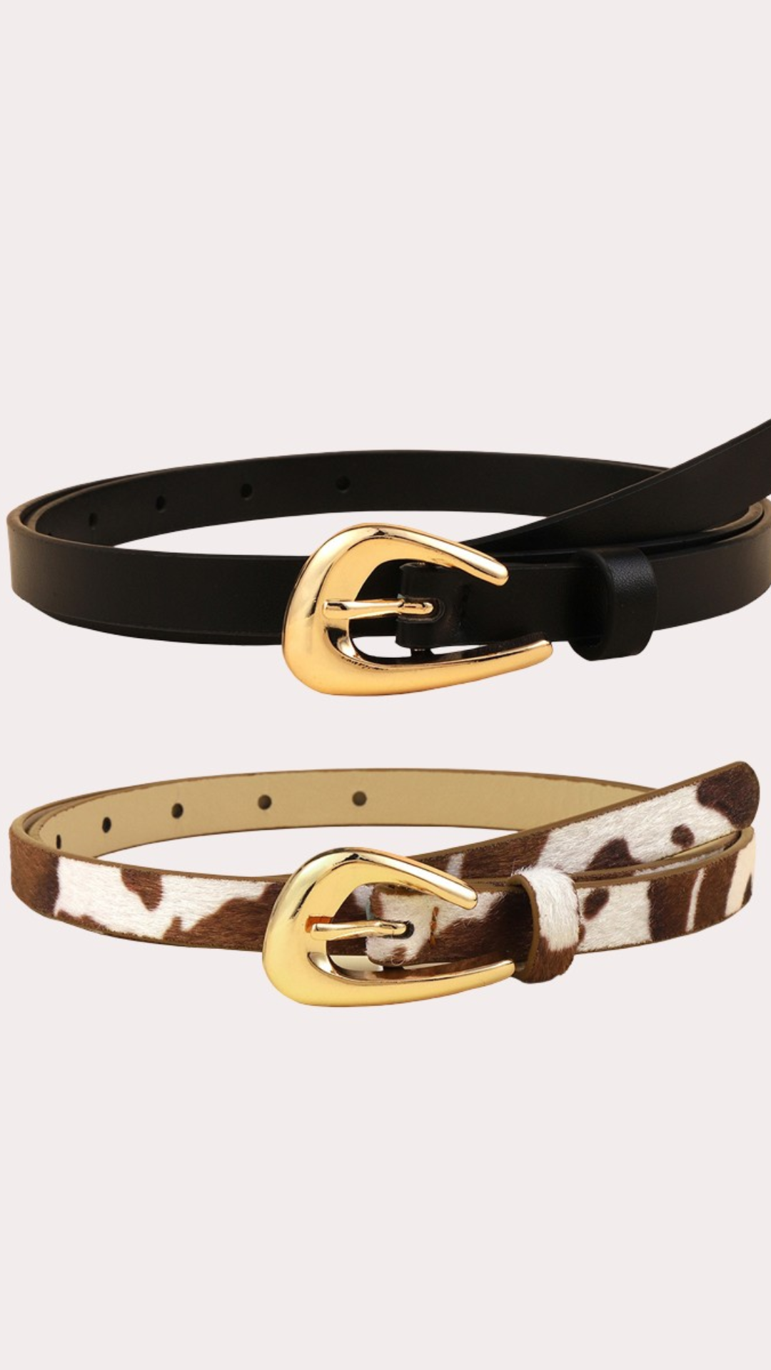 TEARDROP PIN BUCKLE FASHION BELT