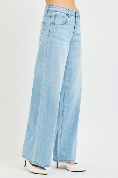 REIGN SLOUCHY WIDE JEANS (RISEN)