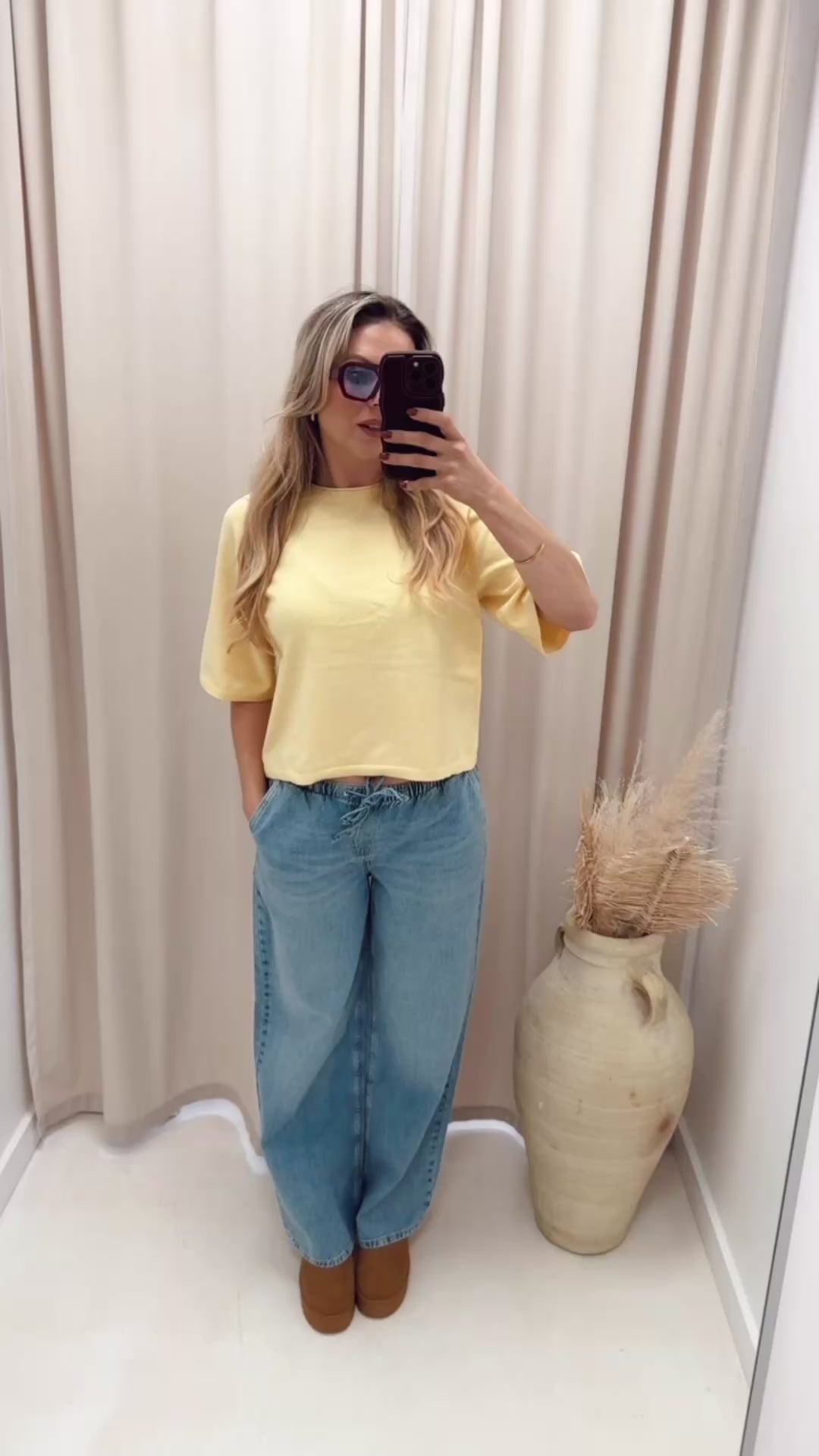 LOYAL KNIT T-SHIRT | ONLY (YELLOW)