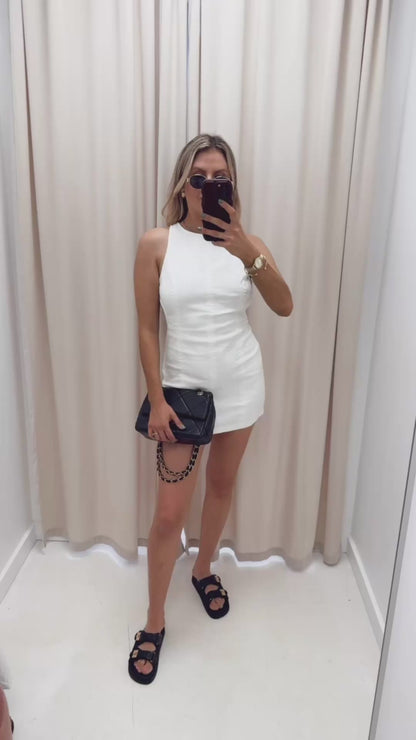 PERCILLA DENIM MINI DRESS