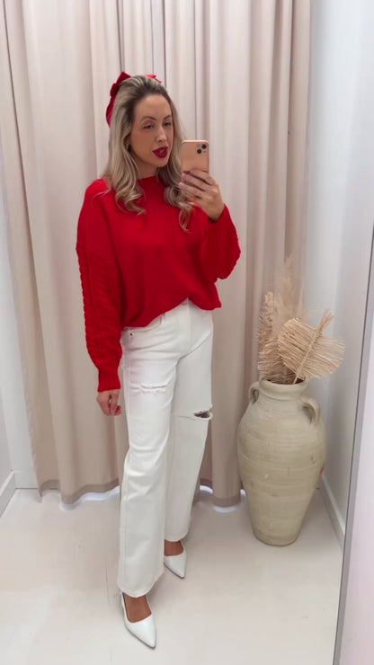 BOBBIE SWEATER (RED)