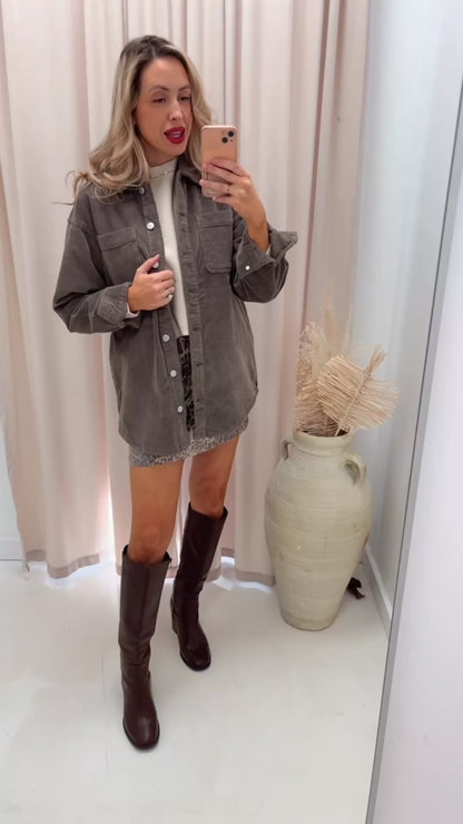 MALVA CORDUROY SHACKET | ONLY