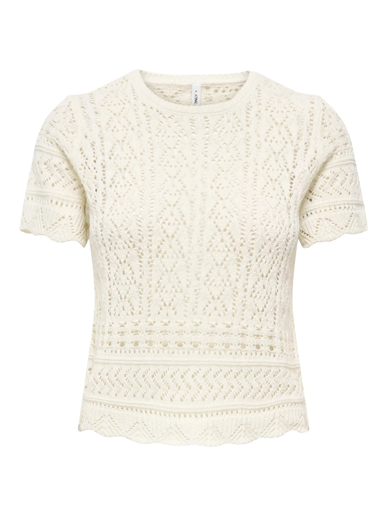 ONLELKE LIFE SS STRUCTUR O-NECK KNT NOOS | ONLY