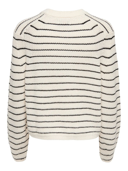 BASE STRIPE KNIT SWEATER | ONLY