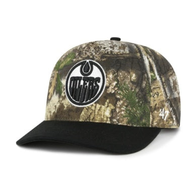 OILERS HITCH BASEBALL HAT (CAMO + BLACK) | 47