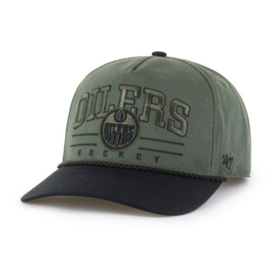OILERS ROSCO ROPE BASEBALL HAT (OLIVE + BLACK) | 47