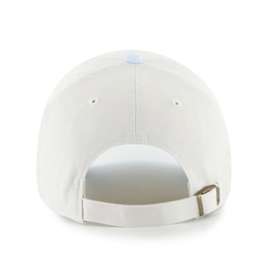 OILERS CLEAN UP BASEBALL HAT (BABY BLUE + WHITE) | 47