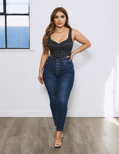 BRENA SKINNY JEANS (DARK)