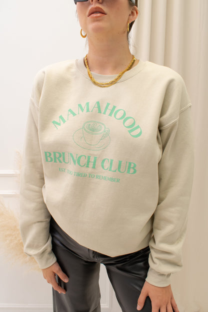 NEW MAMA HOOD SWEATER (SAND)