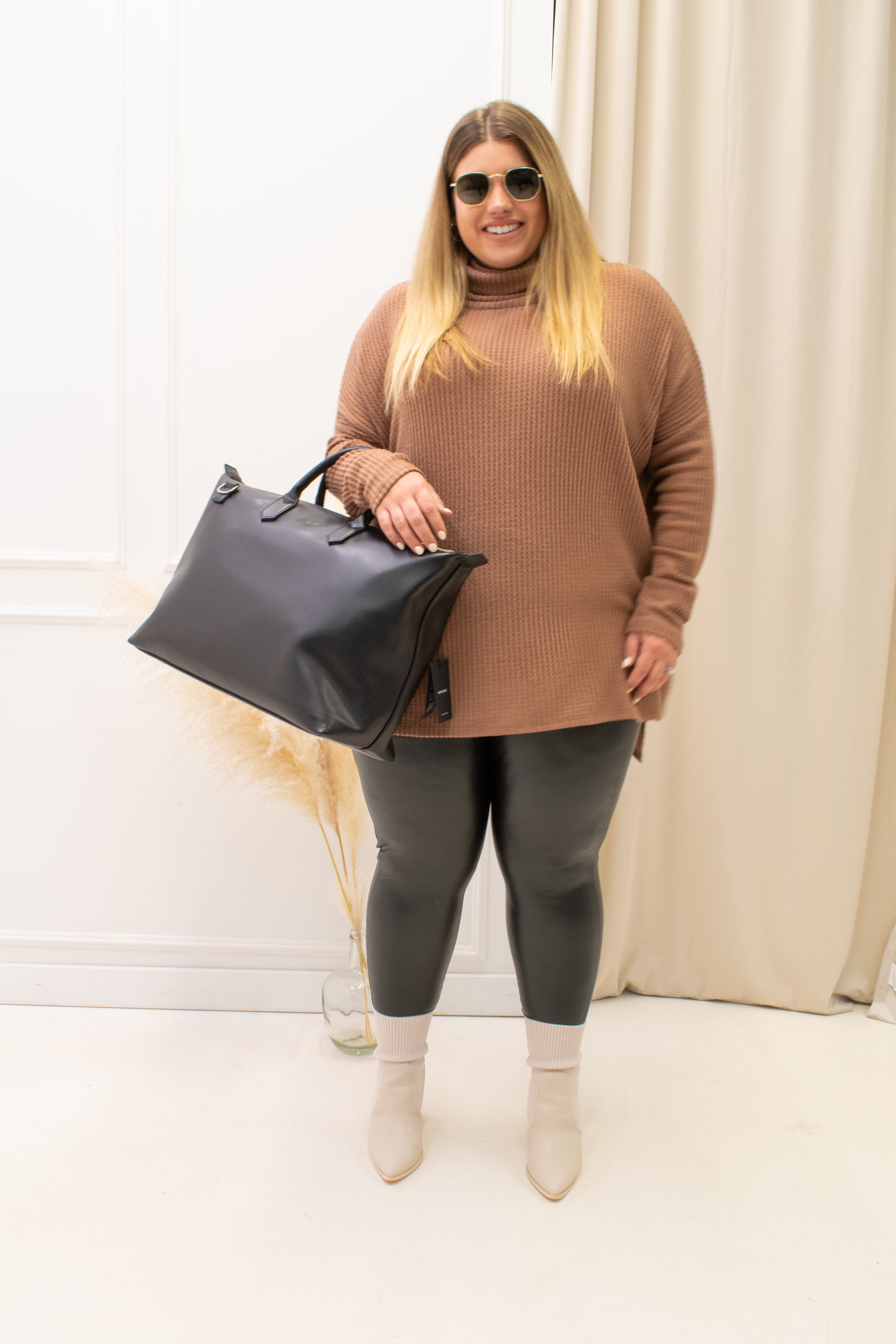 NEW ZOSIA WAFFLE TOP | CURVY