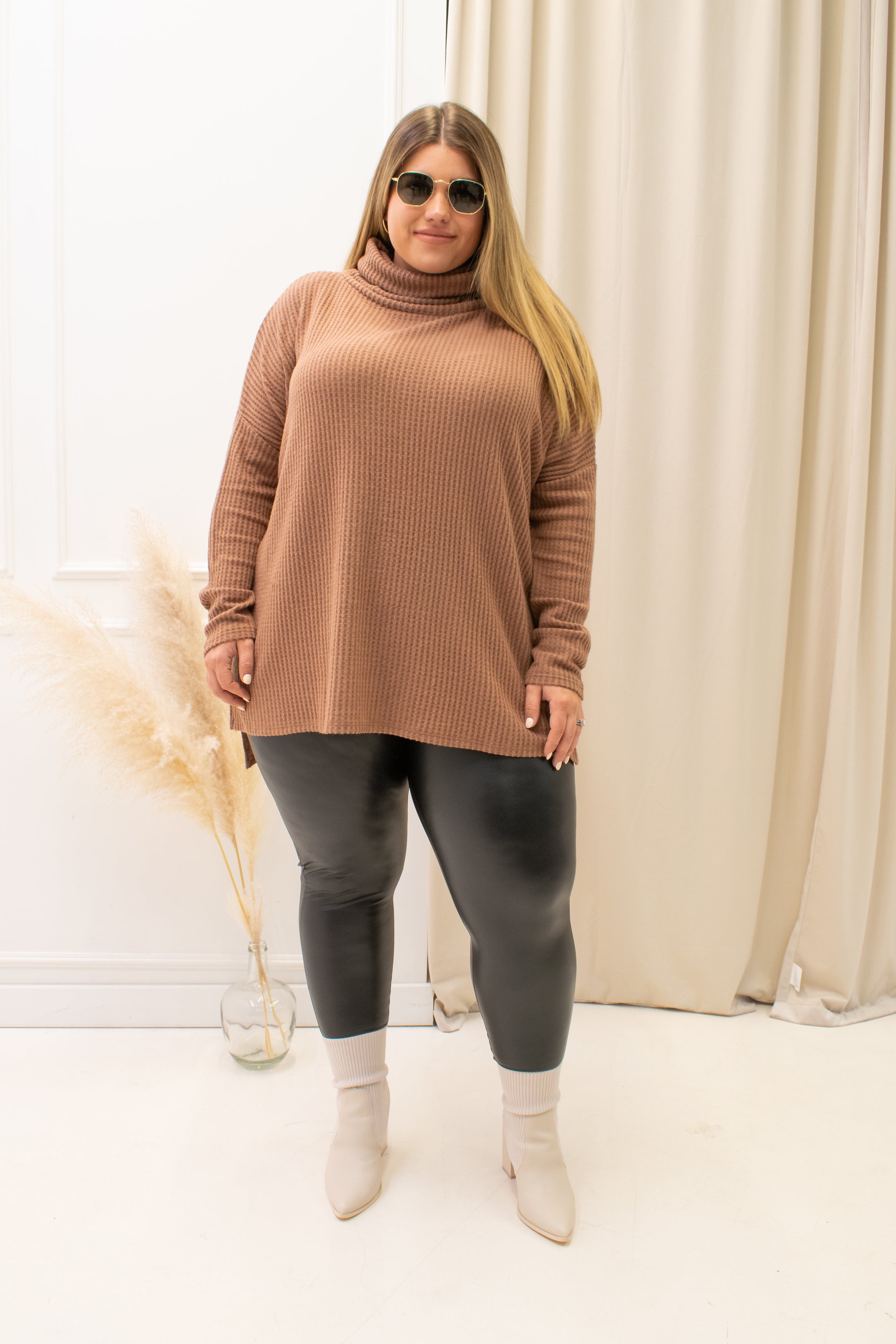 NEW ZOSIA WAFFLE TOP | CURVY
